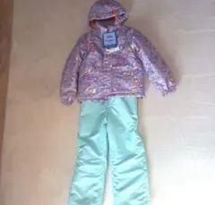 子供用スキーウェア 120サイズ ミント　ラベンダー　レセーダ