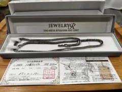 鑑定済pt850 喜平ネックレス　12面トリプル　55g 55.5cm 保証書付