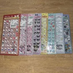 【正規品】ボンボンドロップシール　サンリオmini８種　コンプリート