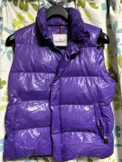 MONCLER パープル ダウンベスト