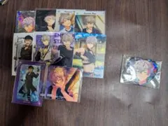 あんスタ 大神晃牙 EMOCA スクエアクリアカード 缶バッジ スタフォニ 缶バ