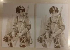 進撃の巨人 映画特典　第二弾リヴァイ ポストカード 2枚セット