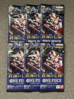 新品、未開封】ワンピースカード 蒼海の七傑OP-14 バラ8パックセット