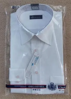 OAKLAND HILL ワイシャツ/白/長袖/メンズ/新品 /38－80cm