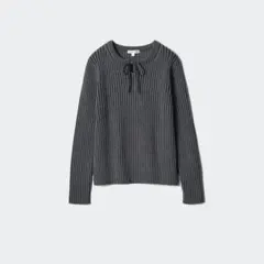 リブタイネックセーター　JWANDERSON UNIQLO