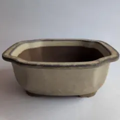 盆栽鉢 8.5号 陶器鉢 植木鉢 深鉢 木瓜型 長方 多肉植物 アガベ 塊根植物のサムネイル