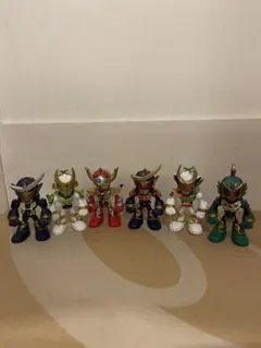 食玩 THE仮面ライダーズ6体セット 鎧武フィギュア ソフビ