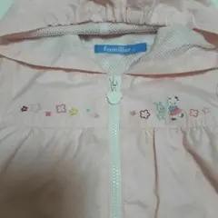 familiar フード付きパーカー 80 ピンク