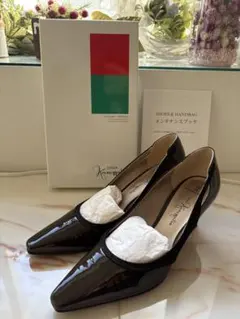 銀座かねまつ　パンプス　ハイヒール　24cm ブラウン