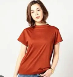 ESTNATION ハイネックTシャツ テラコッタのサムネイル
