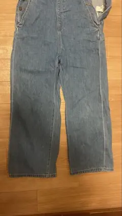 GU デニムブルー オーバーオール