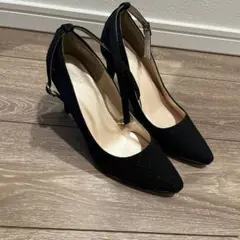 Dulcis Regalo アンクルストラップ パンプス ブラック