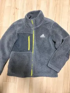 限定価格！！アディダス　adidas フリースジャケット 130cm グレー