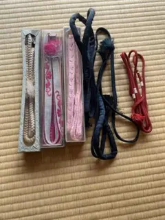 帯締め 5点セット 和装小物 着物 リメイク素材 まとめ売り
