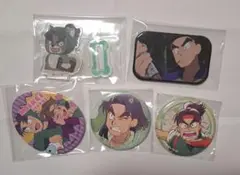 忍たま乱太郎　潮江文次郎　まとめ売り　アクスタ　缶バッジ