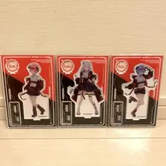 【最安値】ラウンドワン限定　リゼロ　アクリルスタンド　全3種セット