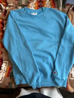 Champion 水色 スウェットシャツ M