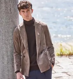 着用２回のみ クロスクローゼット スビンプラチナム ニット タートルネック