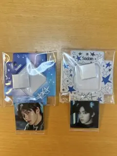 TXT ビジュアルスクエアフォトシールケース2個セット