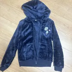 ネイビー　フリースジャケット　140