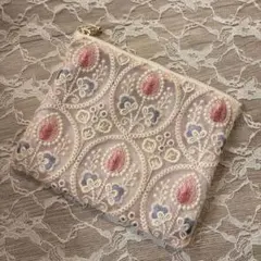 インド刺繍ポーチ　NO.21