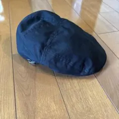 【美品】grace グレース ハンチング帽 ブラック 綿100% シンプル