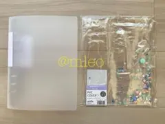 【新品未使用】セリア amifa バインダー PVCカバー A5 ミント ②