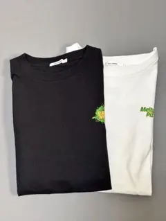 WEGO STANDARD メンズTシャツ Lサイズ 黒、白 2枚セットのサムネイル