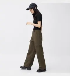 GU カーゴワイドパンツ