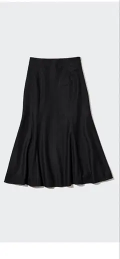 UNIQLOユニクロ✴︎マーメイドスカート丈短め（78〜82cm）61黒ブラック