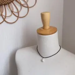 【再販】ビーズネックレス　チョーカー　バロックパール