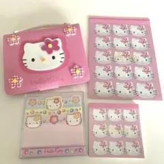 日*5様 ハローキティ キティちゃん メモ帳 サンリオ シール付き　平成 レトロ