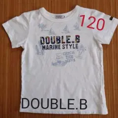 DOUBLE.B　Tシャツ　120