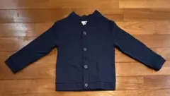 H&M ネイビー カーディガン 130cm