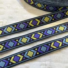 【チロリアンテープ＊2m販売】エスニック アジアン チェンマイ　テープ 刺繍