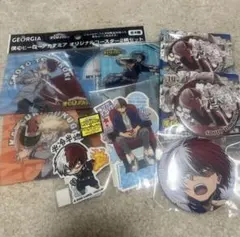 ヒロアカ 轟焦凍 缶バッジ アクスタ