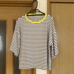 ストライプ 半袖Tシャツ Lサイズ