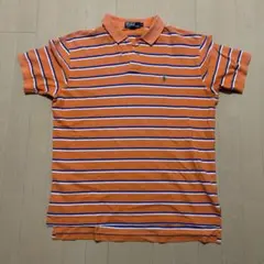 [90s]Polo Ralph Lauren オレンジ ポロシャツ y2k