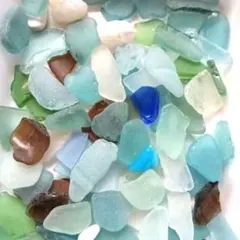 シーグラス 306g 色とりどり　工作材料