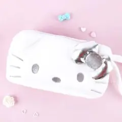 可愛い‼️ 韓国限定‼️ ハローキティ　ポーチ　筆箱　化粧ポーチ　サンリオ　グッズ
