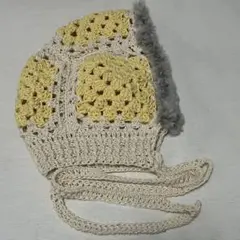 帽子　編み物　ハンドメイド