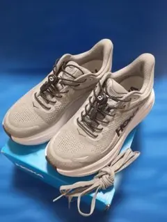 HOKA ボンダイ9 25.5cm ワイド グレー メンズ