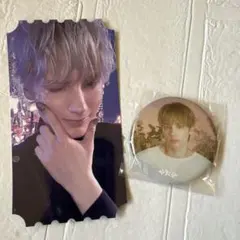 TXT トゥバ カフェ ヒュニンカイ 入場特典 チケット 缶バッジ