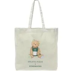 ジェラートピケ　+ スターバックス　トートバッグ
