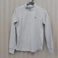 キャロウェイ 長袖ポロシャツ? Ｌ グレー ゴルフカットソー Callaway