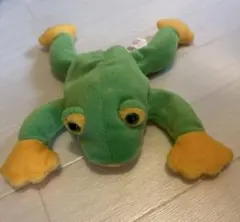 【美品】Ty社　カエルのぬいぐるみのサムネイル