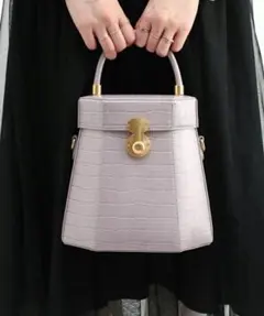 クロコバニティバッグ