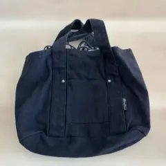 Sunny clouds黒 キャンバスバッグ