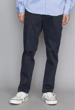 新品　BEAUTY&YOUTH ストレッチ チノ ノープリーツ テーパードパンツ