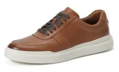 新品箱有 コールハーン グランドプロ ブラウン レザー スニーカー 25.5cm